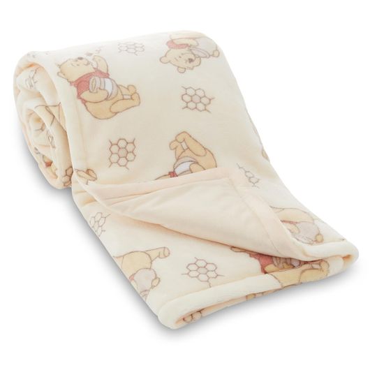 Disney Mickey Mouse, Minnie Mouse, Winnie The Pooh, Lilo and Stitch 2-Ply Infant Blanket - Soft Fleece with Polyfill - Cozy and Warm Baby Blanket for Baby Boys and Girls, 30x40 Inches