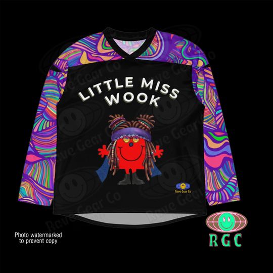 Little Miss Wook Hockey Lightweight Festival Jersey | Rave Clothing | Festival Outfits | Rave Jerseys | EDC | Lost Lands | EDM