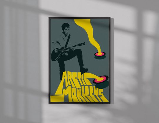 Arctic Monkeys Poster | Music Poster | Wall Art | Wall Decor