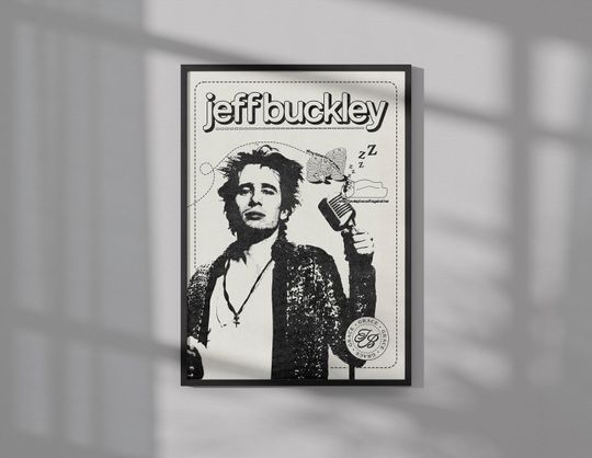 Jeff Buckley Poster | Music Poster | Wall Art | Wall Decor