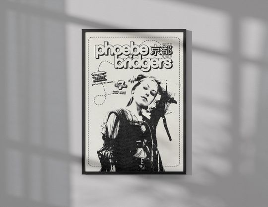 Phoebe Bridgers Poster | Music Poster | Wall Art | Wall Decor