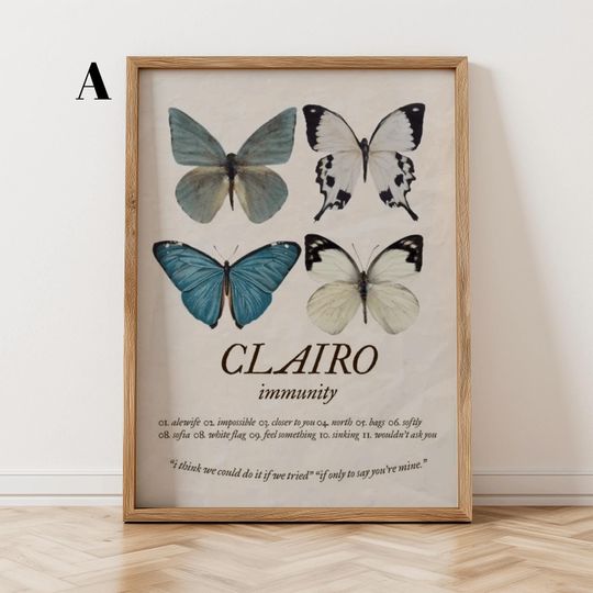 Clairo Posters Retro Music Prints Clairo Print Variation Vintage Album Cover Concert Posters Clairo Album Poster Clairo Album Cover