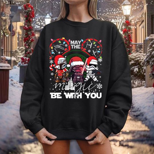Starwars Christmas Sweatshirt, Christmas Galaxy's Edge Shirt, Darth Vader Christmas Shirt, Holiday Family Shirt, Disneyland Christmas Shirts