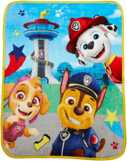 Franco Paw Patrol Kids Bedding Super Soft Silk Touch Throw, 40 in x 50 in,