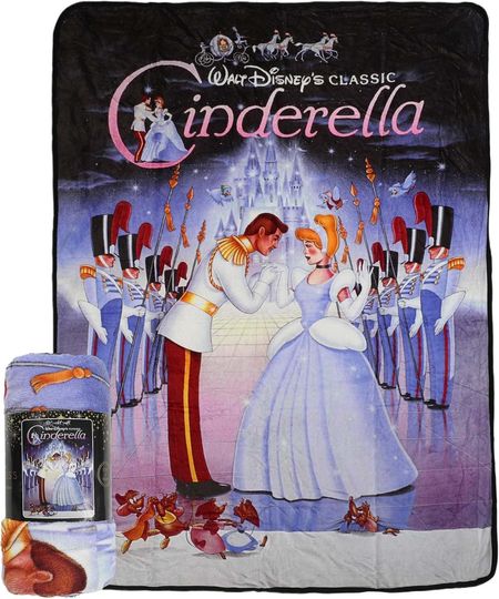 The Northwest Group, LLC Classic Cinde Movie Poster Micro Raschel Throw Blanket Standard