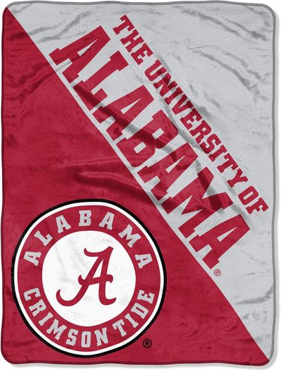 Officially Licensed NCAA "Halftone" Micro Raschel Throw Blanket, 46" x 60", Multi Color