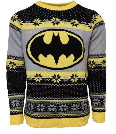 Medium (UK) Batman Xmas Christmas jumper / sweater by Numskull / DC / Gotham