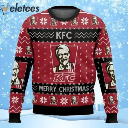 KFC Fast Food Ugly Christmas Sweater 8CE0W78M