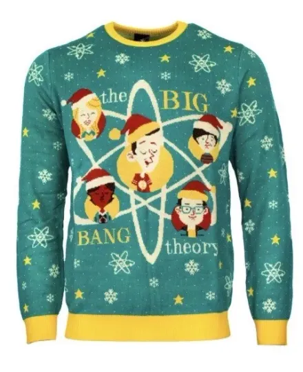 Small (UK) The Big Bang Theory Ugly Christmas Xmas Jumper Sweater by Numskull
