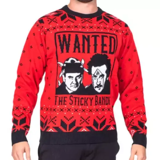 Sticky Bandits Adult Unisex Holiday Ugly Christmas Sweater, Sticky Bandits Ugly