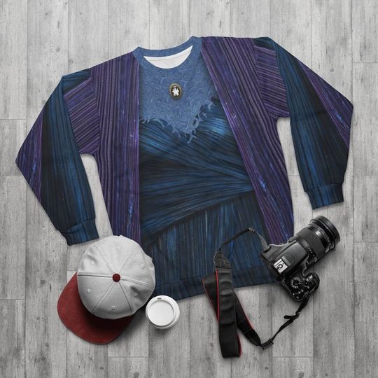 Agatha Harkness Long Sleeve Shirt, TV Series WandaVision Sweatshirt, Witch Salem Outfit, Marvel Halloween Costume, Disney Costume Cosplay