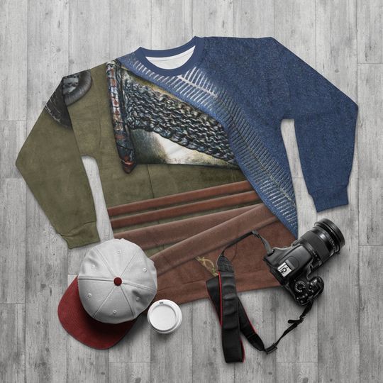 Black Panther Costume, W'Kabi Long Sleeve Sweatshirt, Black Panther Sweatshirt, Marvel Sweatshirt, Wakanda Sweatshirt, Okoye, T'Challa