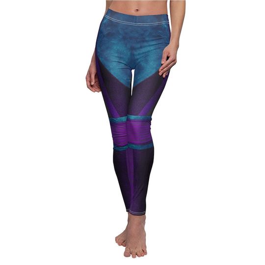 Mal Descendants 3 Leggings, Descendants 3 Costume, Mal Leggings, Mal Costume, Disney Leggings, Disney Running Costumes, Run Disney Leggings