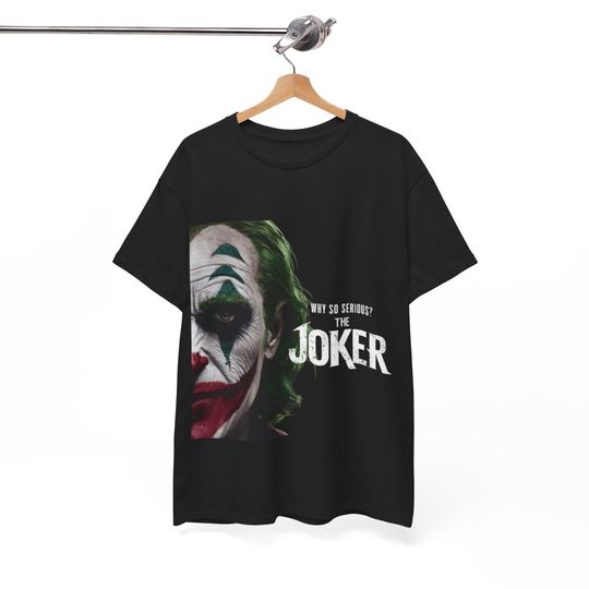 Why So serious The Joker Shirt,,Why so serious, Joker Tee,Joker Joaquin Phoenix Art T-Shirt,birthday gift Joker gift,Aesthetic Shirt.