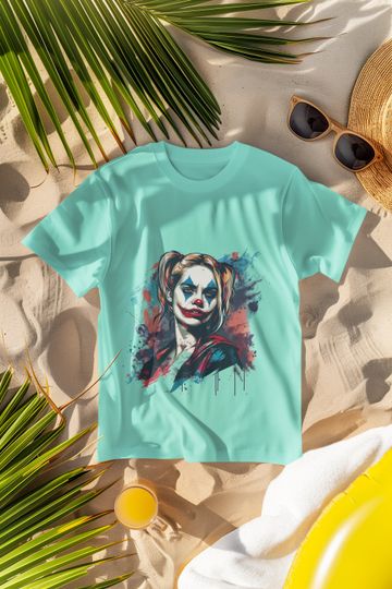 Harley Quinn Unisex T shirt, Joker Half, Harley Quinn T-shirt,Harley Quinn Shirt,Joker and Harley Quinn, Couples Shirt ,Valentine's Day Gift