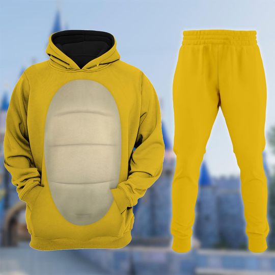 Turtle Character 3D Costume Hoodie, Video Game Character 3D Cosplay Costume Hoodie, Halloween 3D Cosplay Clothing, All Over Printed Outfit