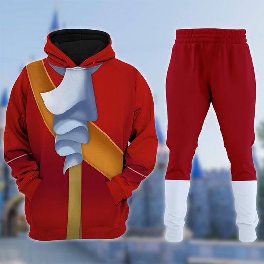 Captain Hook 3D Adult T-shirt Hoodie, Peter Pan Cosplay Costume Hoodie, Captain Hook Character Peter Pan Halloween Costume Shirt