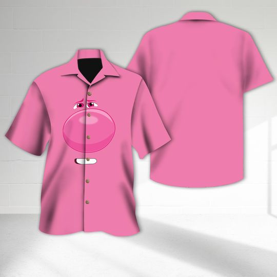 Embarrassment Inside Out Halloween Costume Hawaiian Shirt, Inside Out Movie Hawaii T-Shirt Men Button Shirt, Inside Out Halloween Gift