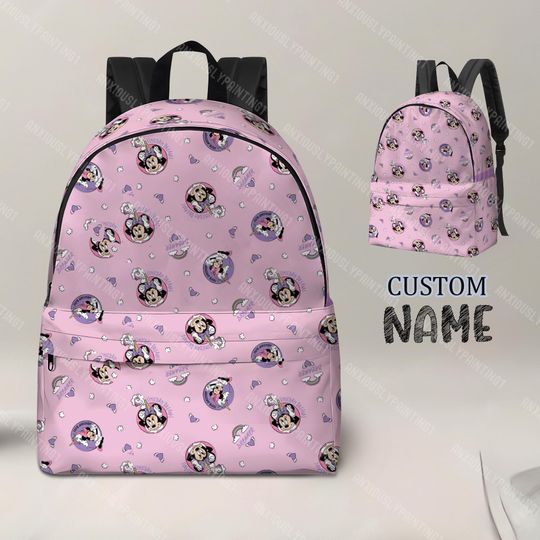 Minnie Dream Backpack, Minnie Mouse Backpack, Back To School Bag, Travel Bag, Kid Adult Backpack