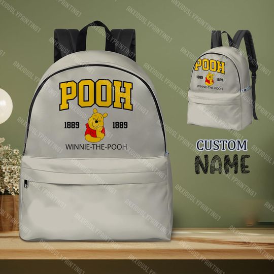 Winnie The Pooh Backpack, Winnie Pooh Backpack, Back To School Bag, Travel Bag, Kid Adult Backpack