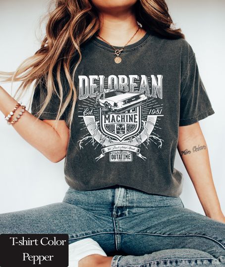 Back To The Future Shirt | Time Travel | Delorean | Comfort Colors Tee