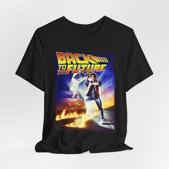 BACK to the FUTURE Tshirt T-shirt T shirt Vintage Aesthetic Movie Tee 1980s Style Shirt