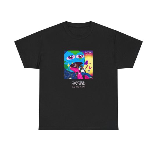 Juice WRLD The Pre-Party EP Merch Unisex Tee, New Album Cover Rap Shirt, Heavy Cotton T-Shirt