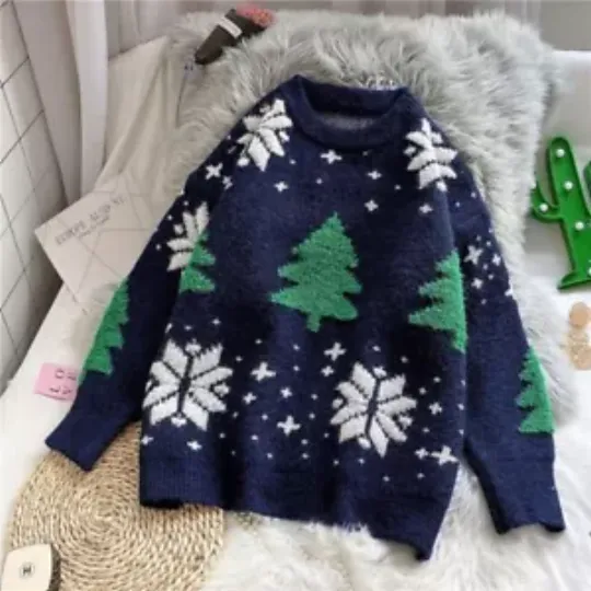 Ugly Christmas Tree Sweater Jumper Pullover
