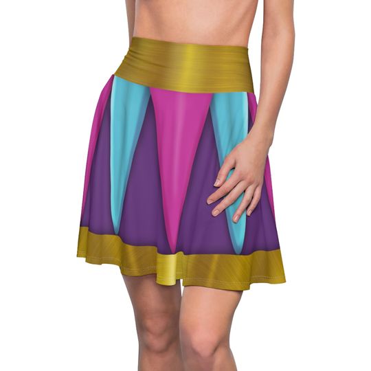Beauty and the Beast Costume, Mrs. Potts Skirt, Disney Skirt for Women, Disney Skater Skirt, Disney Running Costume, Disney Costume Cosplay