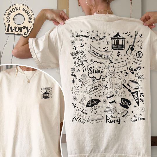 Stars Hollows Comfort Colors Shirt, Where You Lead I Will Stars Hollow Shirt, Stars Hollow Connecticut Crewneck, Cozy Fall Shirt, Luke Shirt