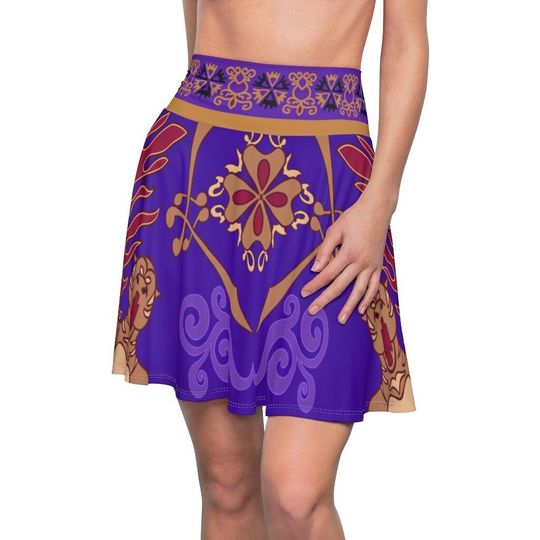 Magic Carpet Skirt, Aladdin Costume, Disney Skirt for Women, Disney Run Skirt, Magic Kingdom Skirt, Disney Halloween Skirt, Aladdin Skirt