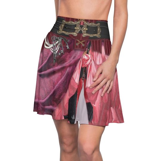 Redhead Skater Skirt, Pirates of the Caribbean Costume, Redhead Cosplay, Disney Pirate Costume, Disney Cruise, Disney Skirt for Women
