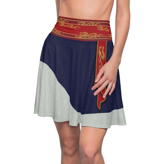 Mulan Costume, Mulan Women Skirt, Disney Princess Skirt, Disney Skirt for Women, Disney Skater Skirt, Disney Running Skirt, Disney Costume