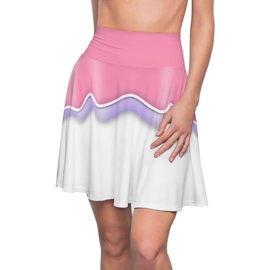 Daisy Duck Skirt, Mickey Costume, Daisy Duck Costume, Disney Skirt Women, Magic Kingdom Skirt, Disney Skater Skirt, Disney Cosplay Costume