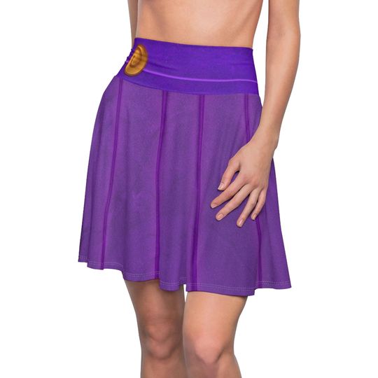 Hercules Costume, Megara Women Skirt, Magic Kingdom Skirt, Disney Skirt for Women, Disney Running Skirt, Disney Skater Skirt, Disney Costume