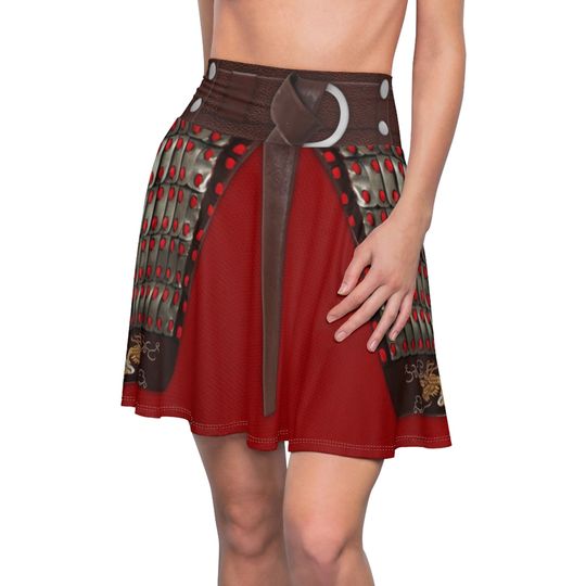 Mulan Red Hanfu Skirt, Mulan Live Action Costume, Disney Skirt Women, Disney Skirt Costume, Disney Princess Skirt, Disney Skater Skirt