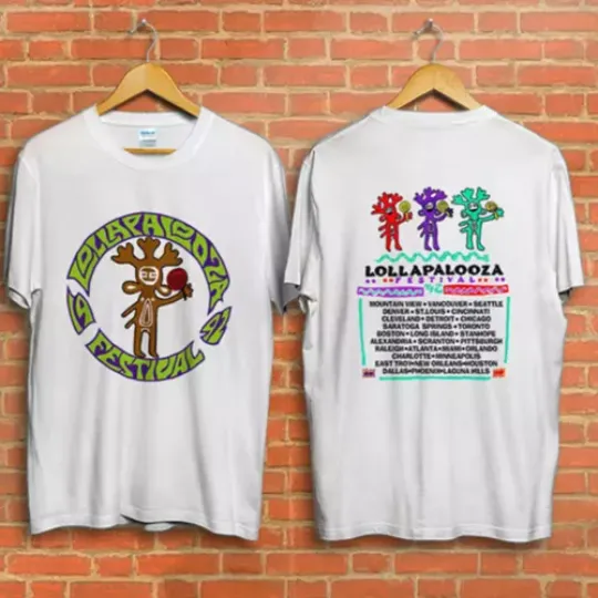 Lollapalooza 1992 Music Festival T-Shirt, Lollapalooza 1992 Shirt