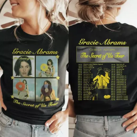 Gracie Abrams The Secret Of Us Tour T-Shirt, Gracie Abrams T-Shirt