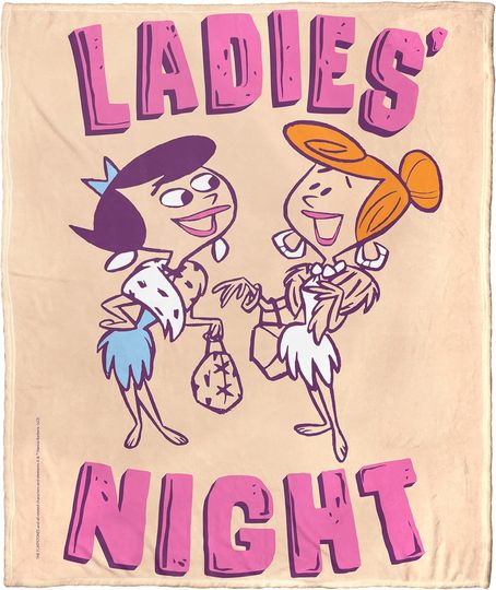 Northwest Flintstones Silk Touch Throw Blanket, 50" x 60", Ladies Night