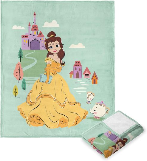 Northwest Disney Princess Silk Touch Throw Blanket, 50" x 60", Fierce Girl