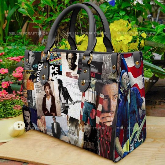 Bruce Springsteen Leather Handbag, Springsteen Lover's Handbag, Gift For Her