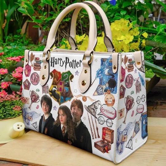 Harry Potter Leather Bag, Harry Potter Shoulder Bag, Crossbody Bag, Harry Potter Leather Handbag, Top Handle Bag