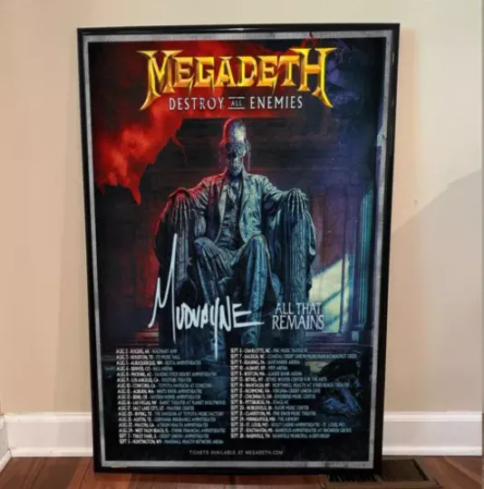Megadeth - Tour 2024 Poster