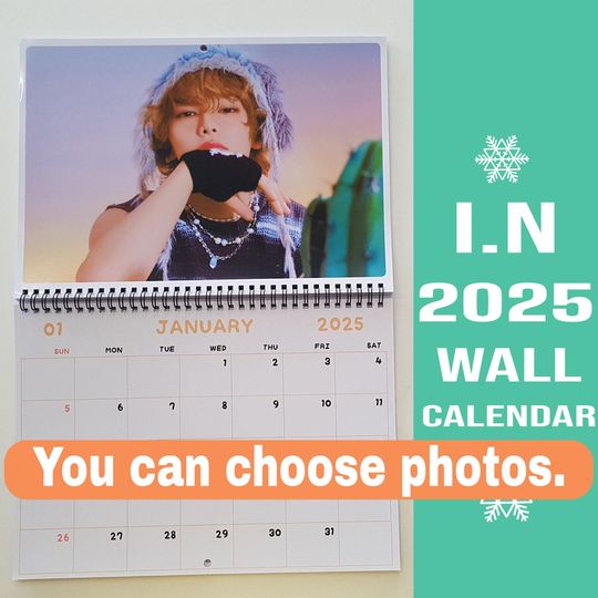 I.N Stray Kids Calendar 2025 / I.N Calendar 2025 / Stray Kids Calendar 2025 I.N Wall Calendar 2025