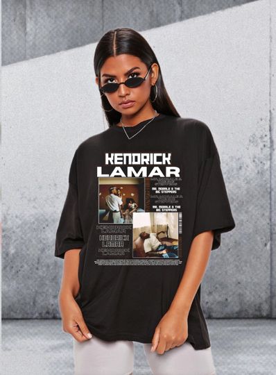 Kendrick Lamar Shirt, Kendrick Lamar, Kendrick Lamar Hoodie, Rap Merch, Kendrick Lamar T Shirt, Kendrick Lamar Merch, Vintage 90's T-Shirt