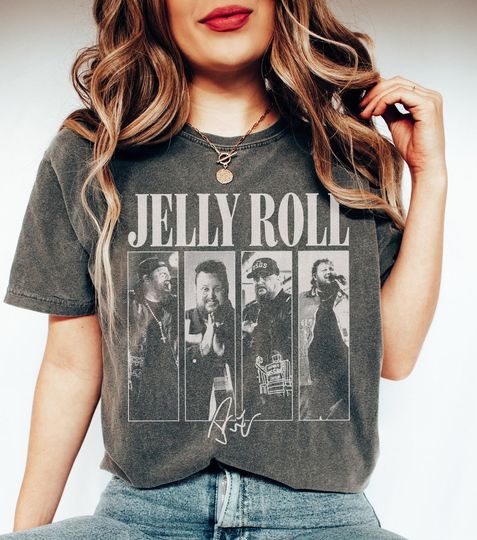 Jelly Roll Rapper Shirt, Beautifully Broken Shirt, Jelly Roll Tour Merch 2024 Shirt, Jelly Roll Fans Gift 2024