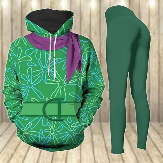 Halloween Disgust Inside Out Cosplay Hoodie Legging, Inside Out 2 Cartoon Movie All Over Print Shirt, Magic Kingdom Tree, Disney Gift
