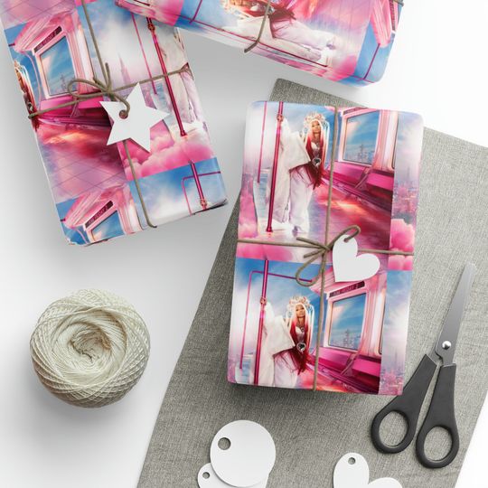 Nicki Minaj Wrapping Paper, Nicki Minaj Gift Wrap, Nicki Minaj Birthday Gift Paper, Nicki Minaj Christmas Gift Paper, Xmas Wrapping Paper