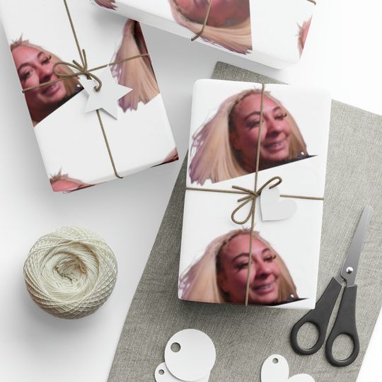 Baddies East on Zeus Wrapping Paper, Baddies East Gift Wrap, Baddies East Birthday Gift Paper, Baddies East Merch