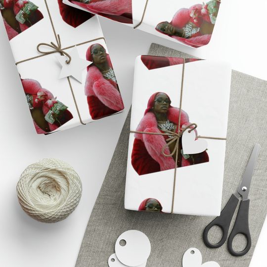 Sexyy Red Wrapping Paper, Sexyy Red Gift Wrap, Sexyy Red Birthday Gift Paper, Sexyy Red Christmas Gift Paper, Xmas Wrapping Paper